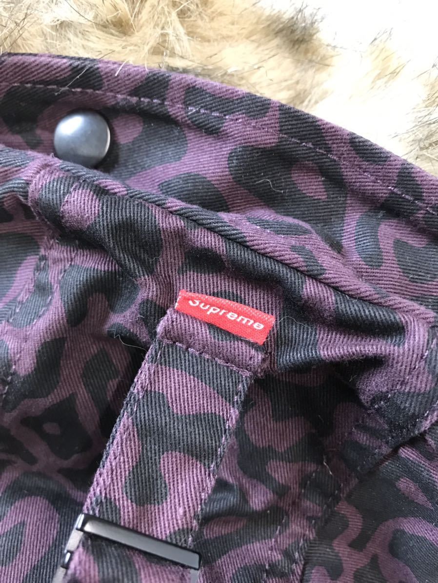 (D) SUPREME シュプリーム PACIFIC CAMO MILITARY PULLOVER L パープル系 カモ ミリタリー プルオーバー ジャケット_画像5