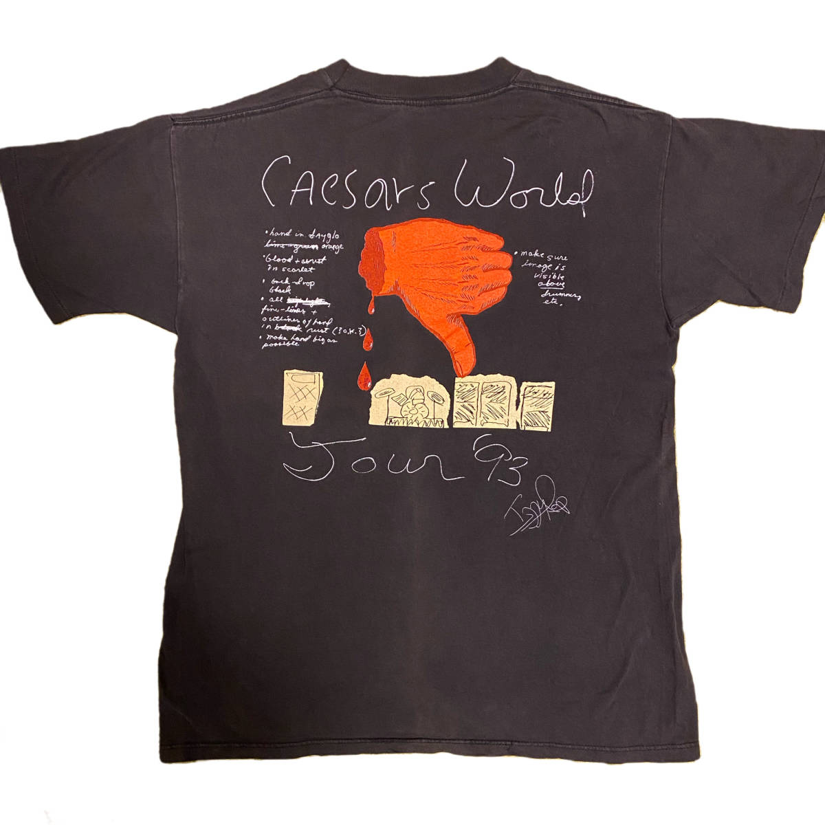 1993年 イギーポップ IGGY POP ツアーTシャツ 1993年 イギーポップ IGGY POP ツアーTシャツ