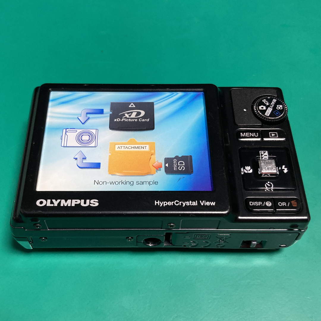 OLYMPUS オリンパス μ-9000 ブラック 店頭展示 模型 モックアップ 非可動品 R00218_画像3