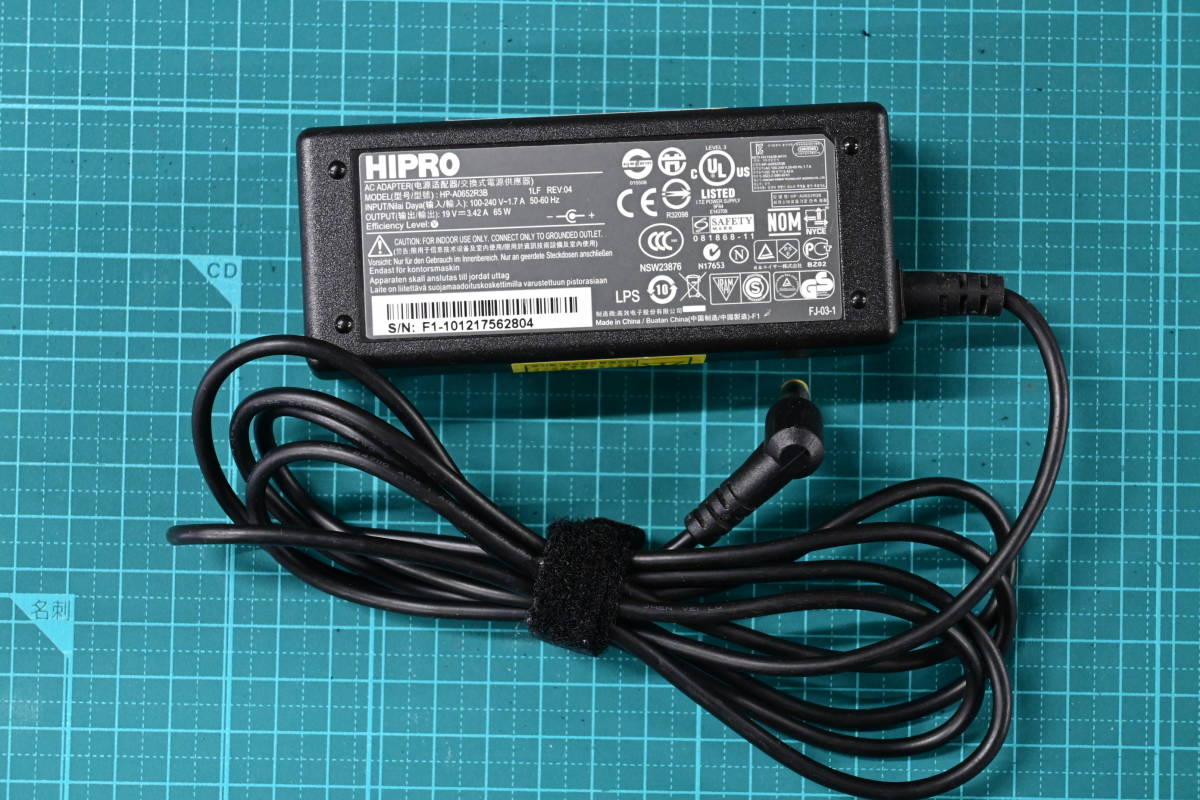 HIPRO ACアダプター HP-A0652R3B 中古品 R00118_画像1