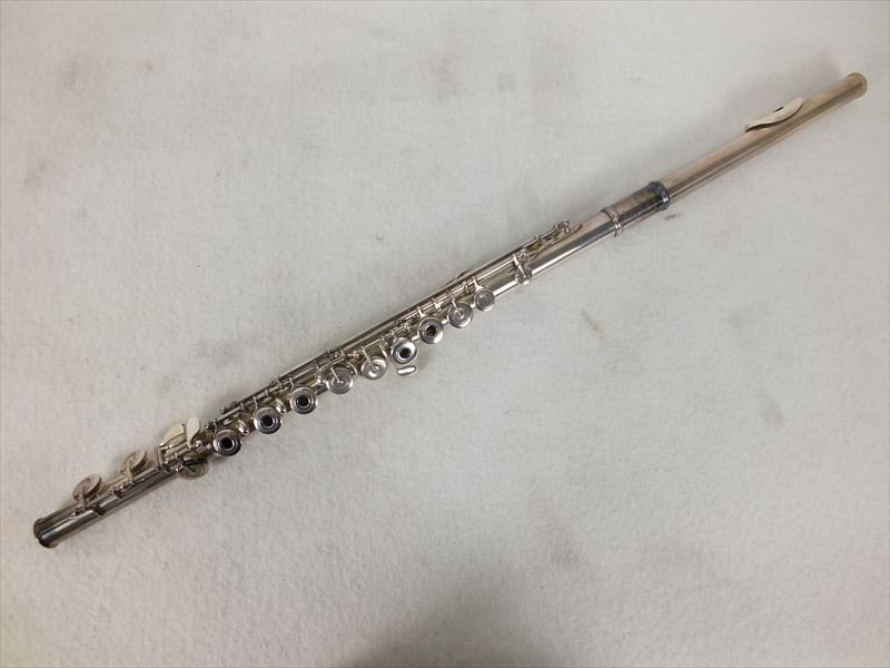 ♪ MURAMATSU ムラマツ 37228 フルート ADモデル 総銀製 ハードケース付き ソフトケース付き 中古 現状品 221011H1450_画像2