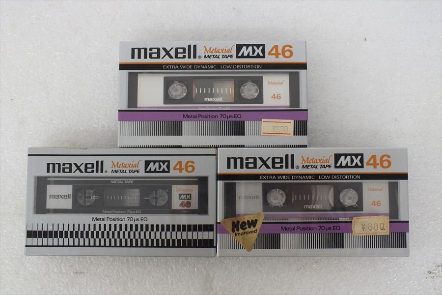 □maxell マクセル MX46 メタルテープ 現状品 221102k6245