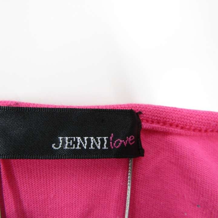 ジェニーラブ 長袖Tシャツ 前メンプリント カットソー 女の子用 130サイズ ピンク キッズ 子供服 JENNI love_画像3