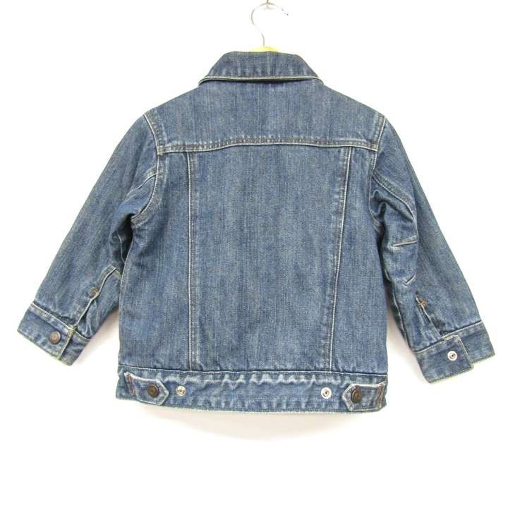  baby Gap Denim jacket G Jean reverse side boa for boy 100 size blue Kids child clothes BABY GAP