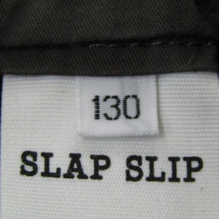 s LAP slip юбка с изнанки флис шт. форма кромка mo Como ko осень-зима для девочки 130 размер насыщенный коричневый Kids ребенок одежда SLAP SLIP