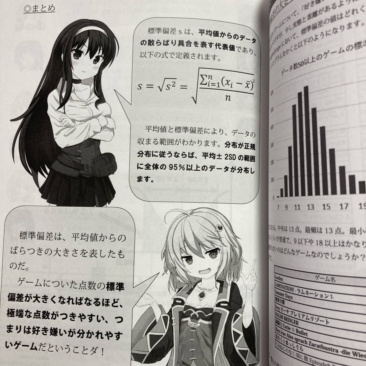 エロゲーマーのための統計学 with ニュートンと林檎の樹◇同人誌 エロゲーマーのための統計学 with ニュートンと林檎の樹◇同人誌