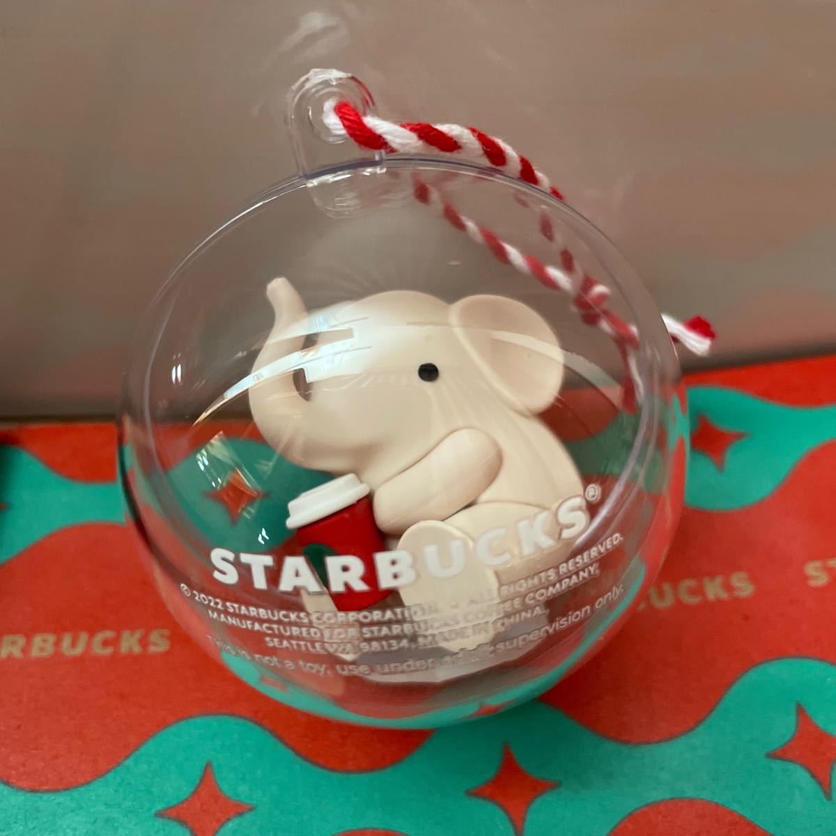 新品 スタバ オーナメント ぞう 木馬 ロッキングホース 2022 クリスマス