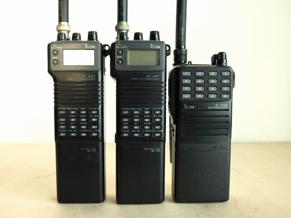 ICOM　IC-3S　430MHz　FMトランシーバ2台 アマチュア無線