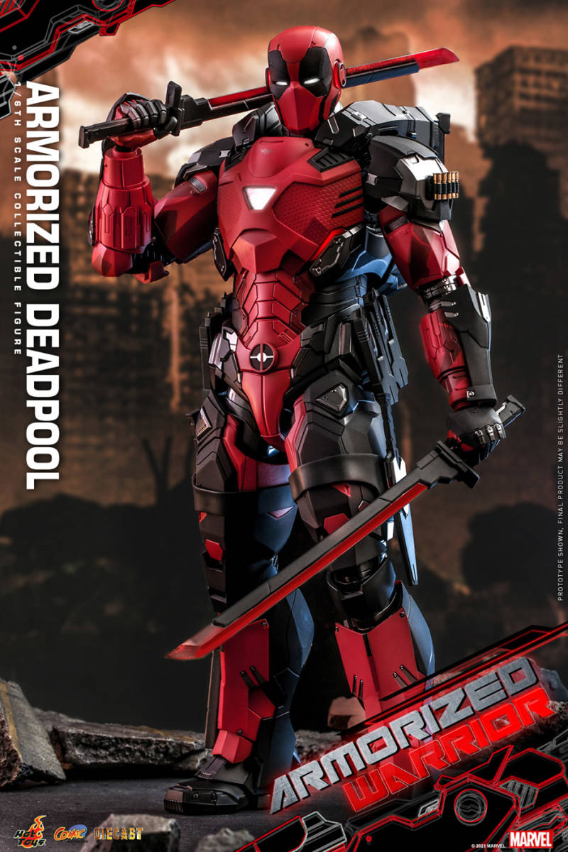 ホットトイズ CMS09D42B アーマライズ デッドプール 1/6 フィギュア