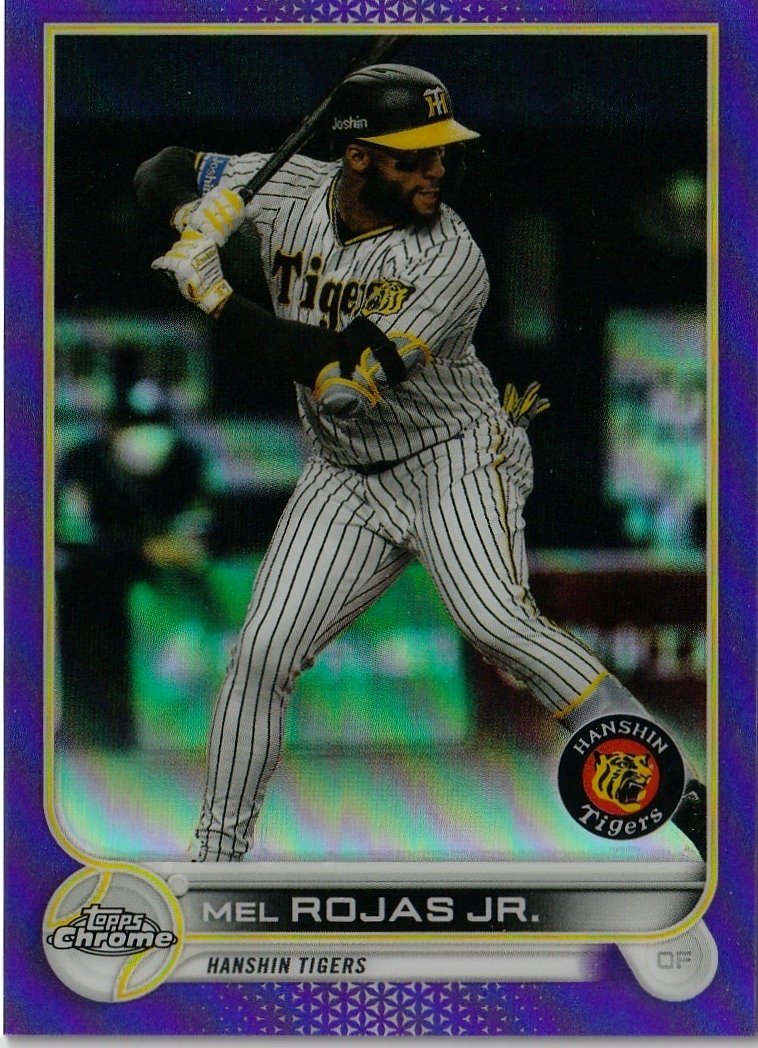 TOPPS 2022 NPB CHROME【ロハスJr. 阪神】19/299 Purple Refractor トップス クローム 日本プロ野球認定ベースボールカードの画像1