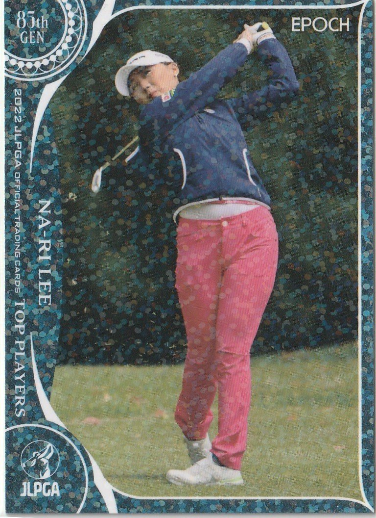 EPOCH 2022 JLPGA 女子プロゴルフ TOP PLAYERS【45 イ ナリ】レギュラーカード 箔違い仕様のパラレル版の画像1