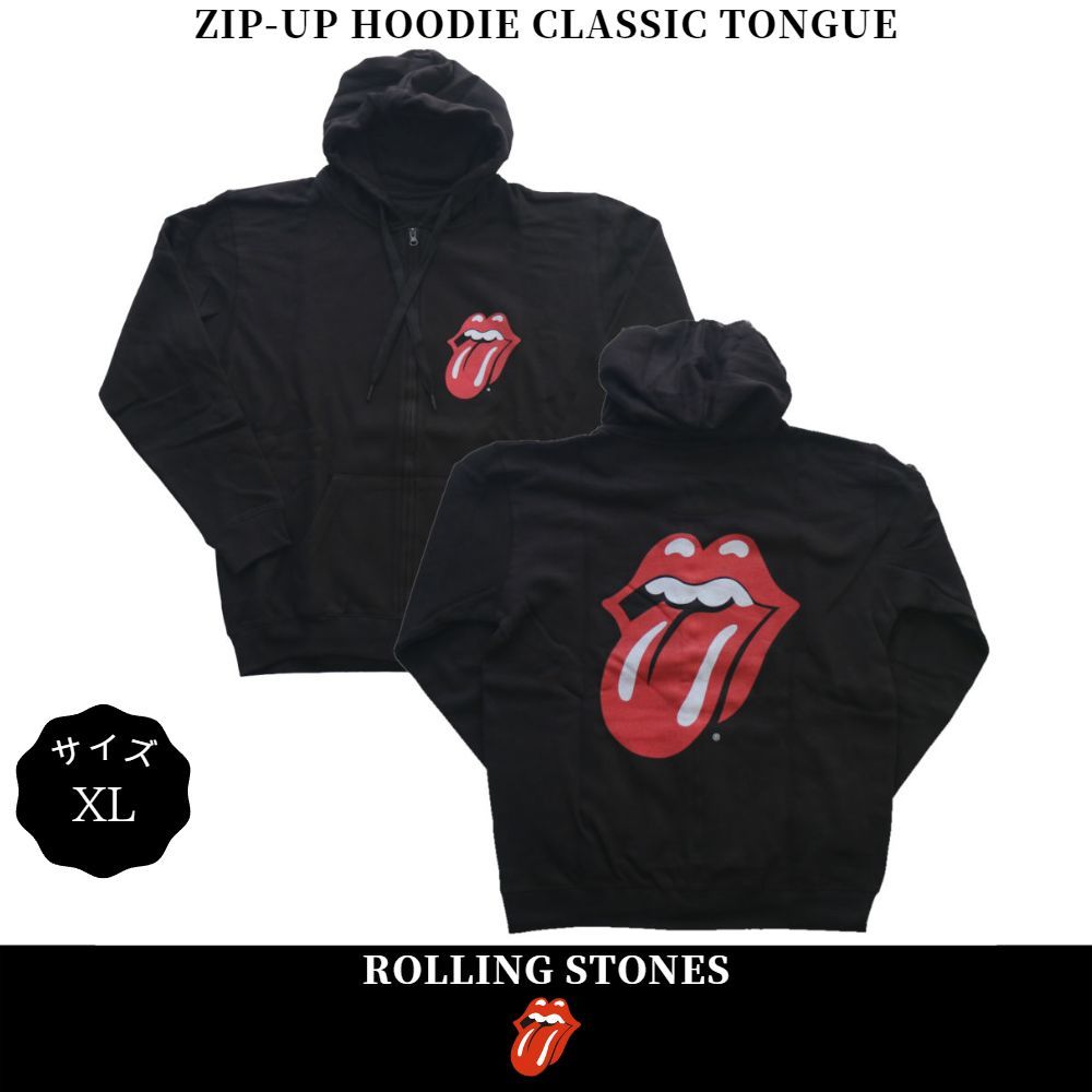 【超特価sale開催!】 ジップアップパーカー スエット ローリングストーンズ Classic ロック ロカビリー ロックンロール サイズXL Tongue XLサイズ以上 【超特価sale開催!】 ジップアップパーカー スエット ローリングストーンズ Classic ロック ロカビリー ロックンロール サイズXL Tongue XLサイズ以上