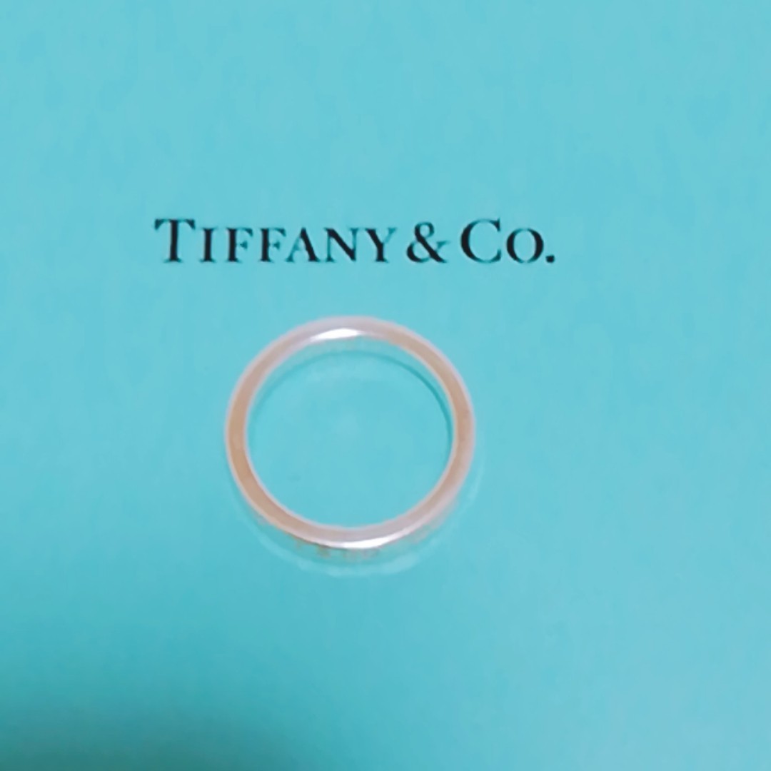 ティファニー★リング 1837 ナローリング シルバー TIFFANY&Co 指輪 Ag925 10号