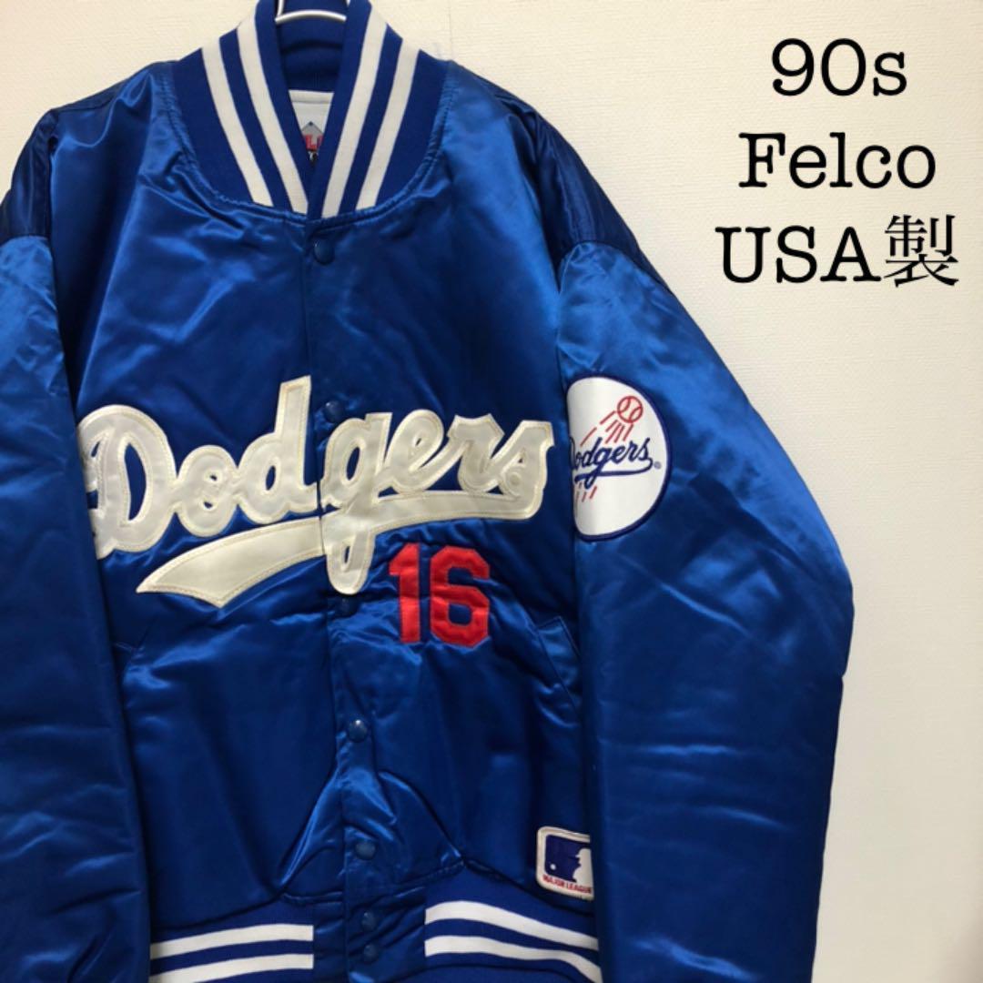 ヤフオク! - LA ドジャース スタジャン FELCO USA製 野茂英...