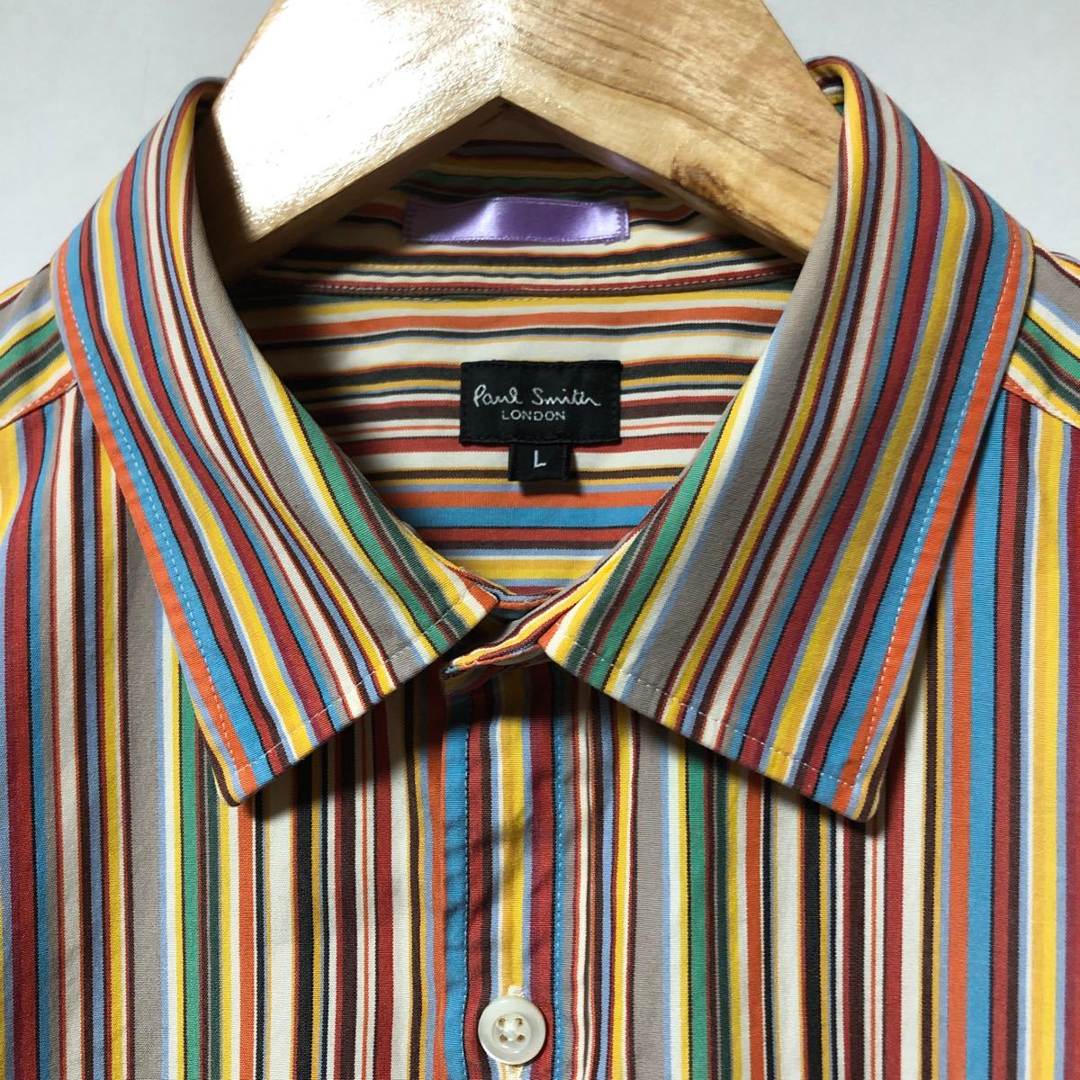 Paul Smith 長袖シャツ　マルチストライプ　ポールスミス