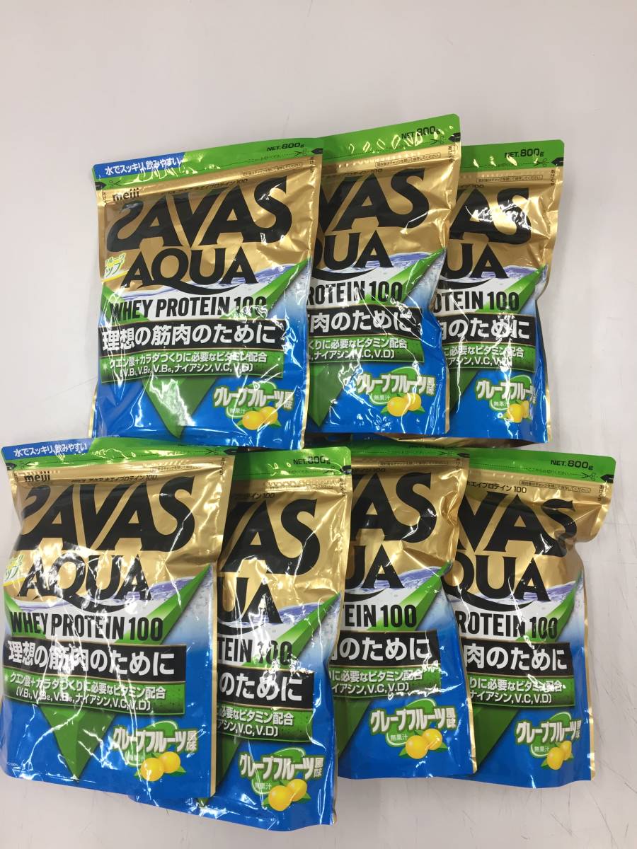 ☆SAVAS AQUA【 ホエイプロテイン100 グレープフルーツ風味 】800g袋
