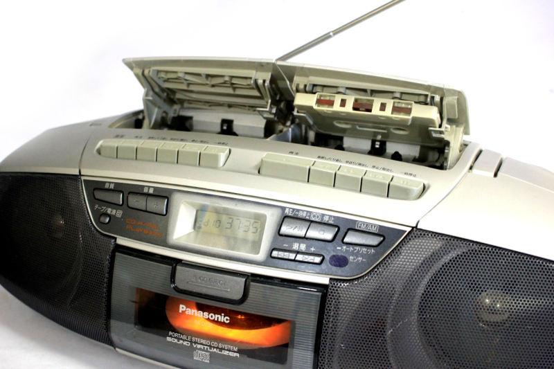 超優良 動作確認済み ☆ パナソニック Panasonic ☆ CDダブルラジカセ
