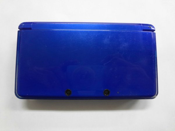 DS21-056 ジャンク扱い 任天堂 ニンテンドー 3DS 本体 のみ コバルトブルー 青 ブルー CTR-001 レトロ ゲーム 動作不良品