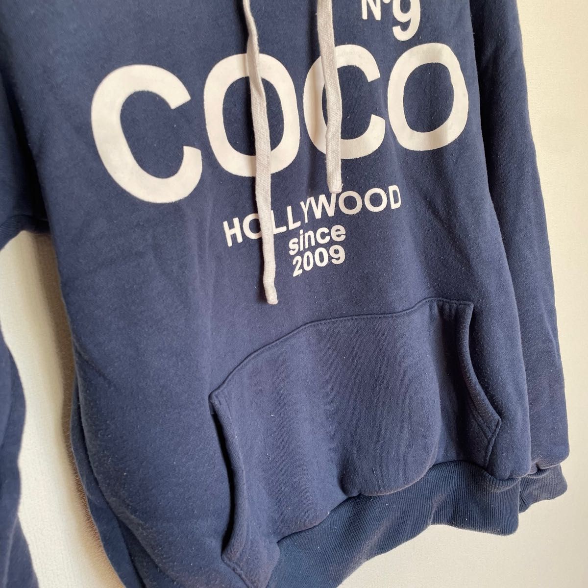 レディース  パーカー COCO N9 coco ココ　ナンバーナイン　　長袖　ロゴパーカー　