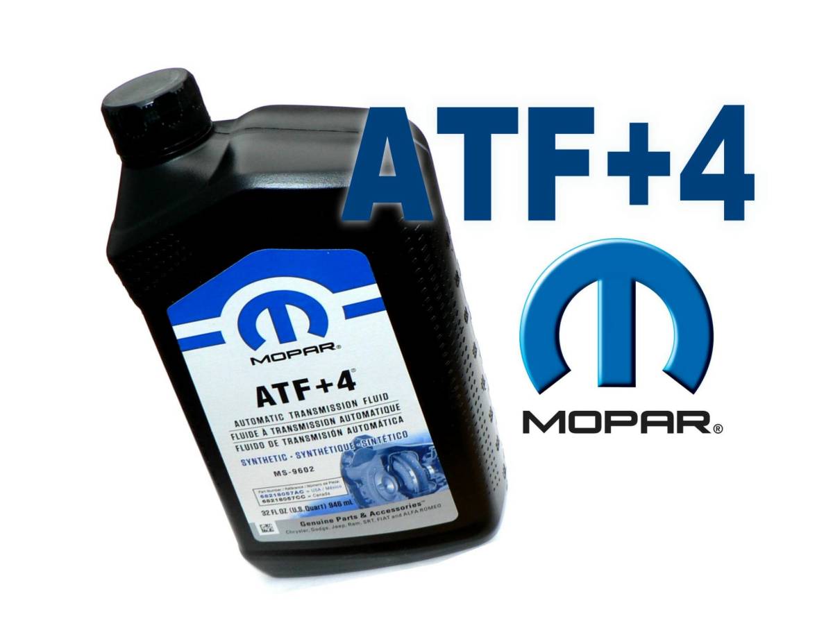 Mopar ATF+4 A/T Fluid/Jeep, Cheroke, Wagonia, Dodge Ram, Durango, Magnum, Charger, Challenger, 300