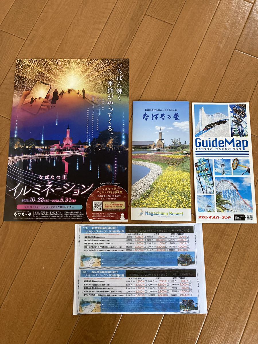 爆買い新作 ナガシマスパーランドパスポート大人4枚