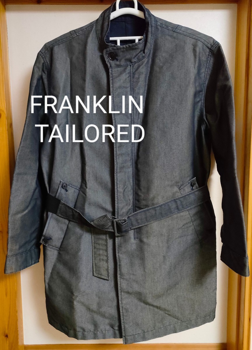 FRANKLIN TAILORED フランクリンテーラード スタンドカラーコート インディゴ