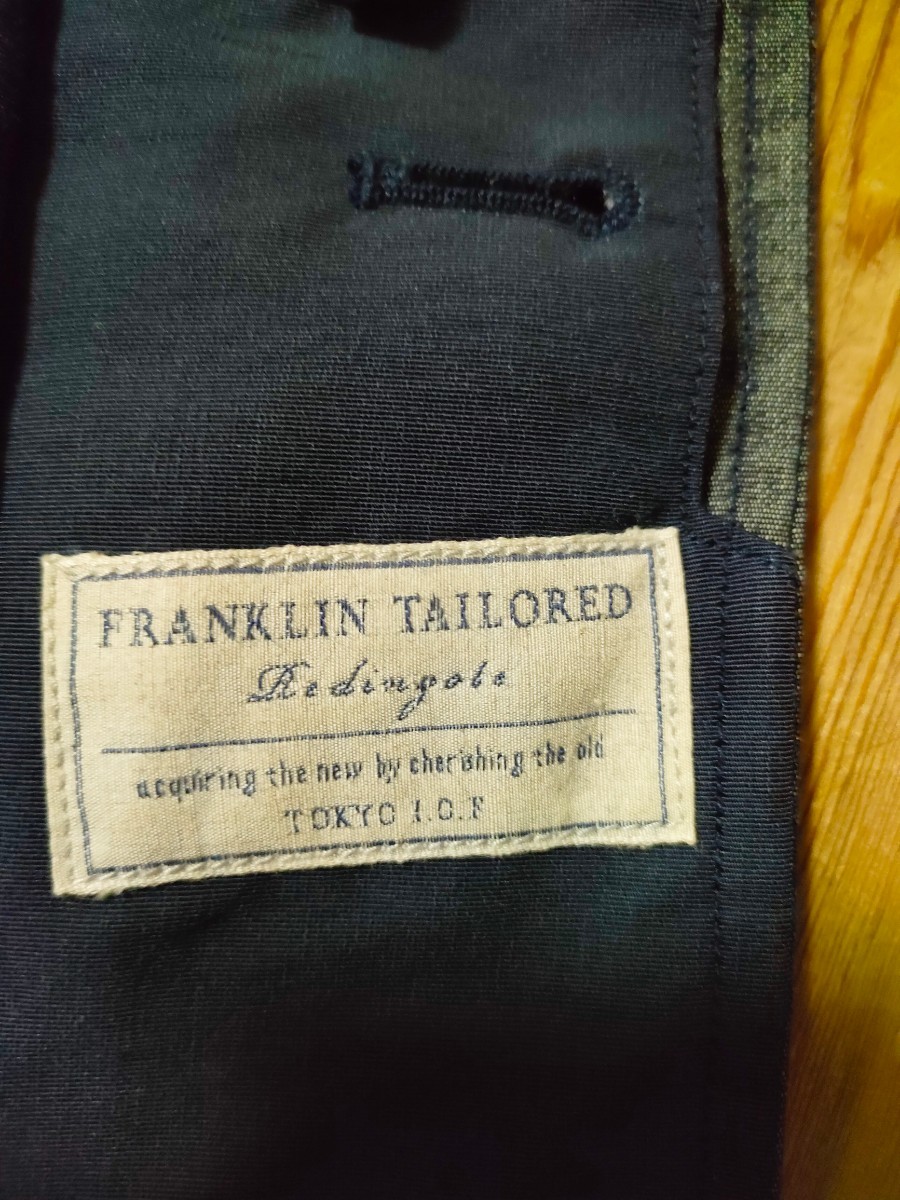 FRANKLIN TAILORED フランクリンテーラード スタンドカラーコート インディゴ