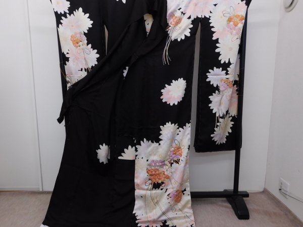 振袖 手刺繍 手描き友禅 未仕立て新品 楽布特選 P10638 t