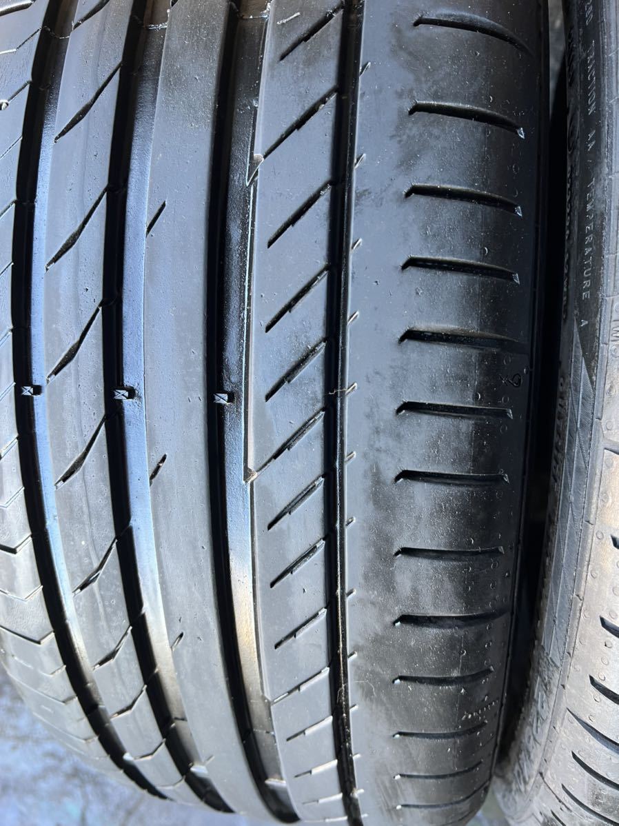 夏中古タイヤ 225 40R18 コンチ 92W コンチネンタル スポーツ