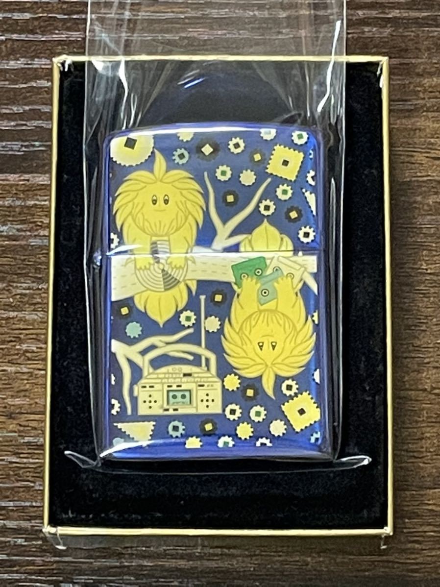 zippo マイルドセブン 若野桂 デザイン 限定品 MILD SEVEN 2003年製 MEVIUS メビウス 5面加工 特殊加工品 デットストック 専用ケース_画像2