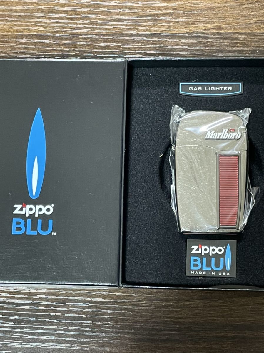 マルボロ ZIPPO BLU ガスライター-