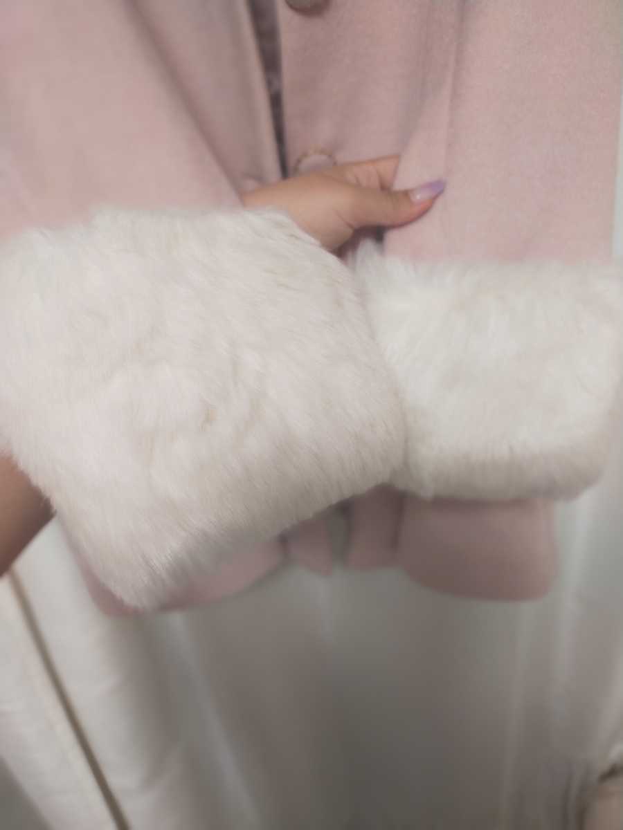 LIZLISA Liz Lisa coat fur attaching pink beautiful goods 