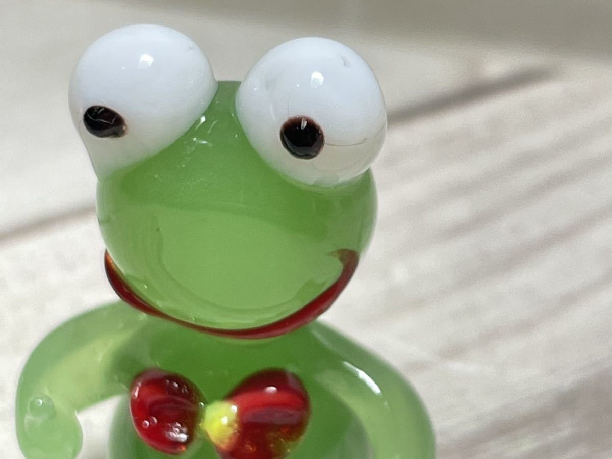 * miniature glass skill *[ frog series ] Medama frog 