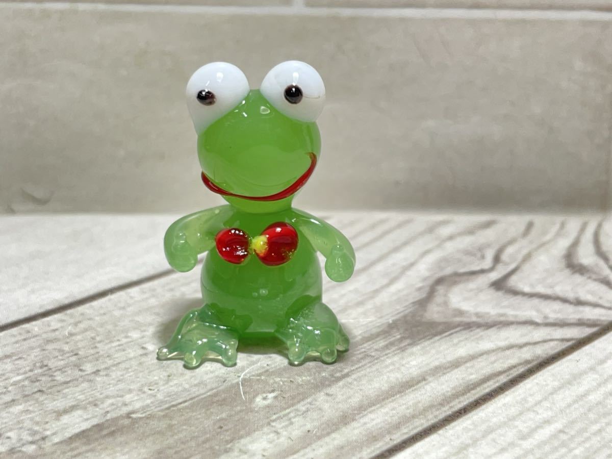 * miniature glass skill *[ frog series ] Medama frog 