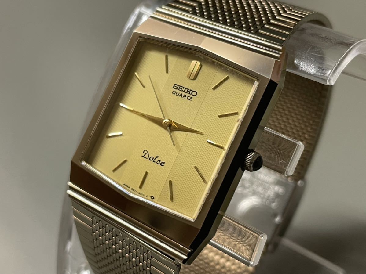 1円〜美品◇セイコー SEIKO クォーツ Dolce ドルチェ 9521-5170