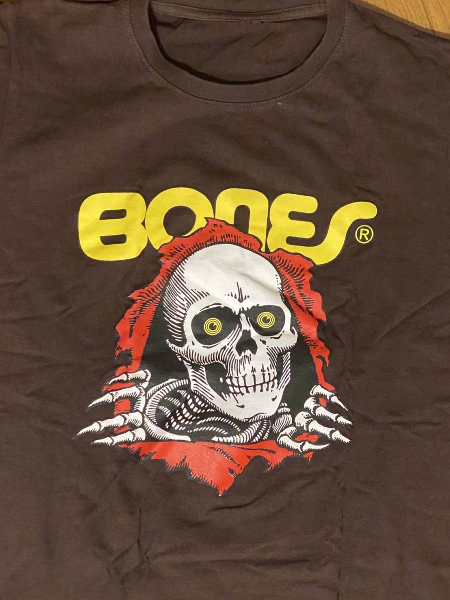 上品なスタイル 90'S パウエル ボーンズ Tシャツ BONES 覗きボーン