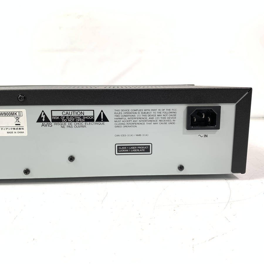 TASCAM CD-RW900MKⅡ CDレコーダー◆現状品_画像9