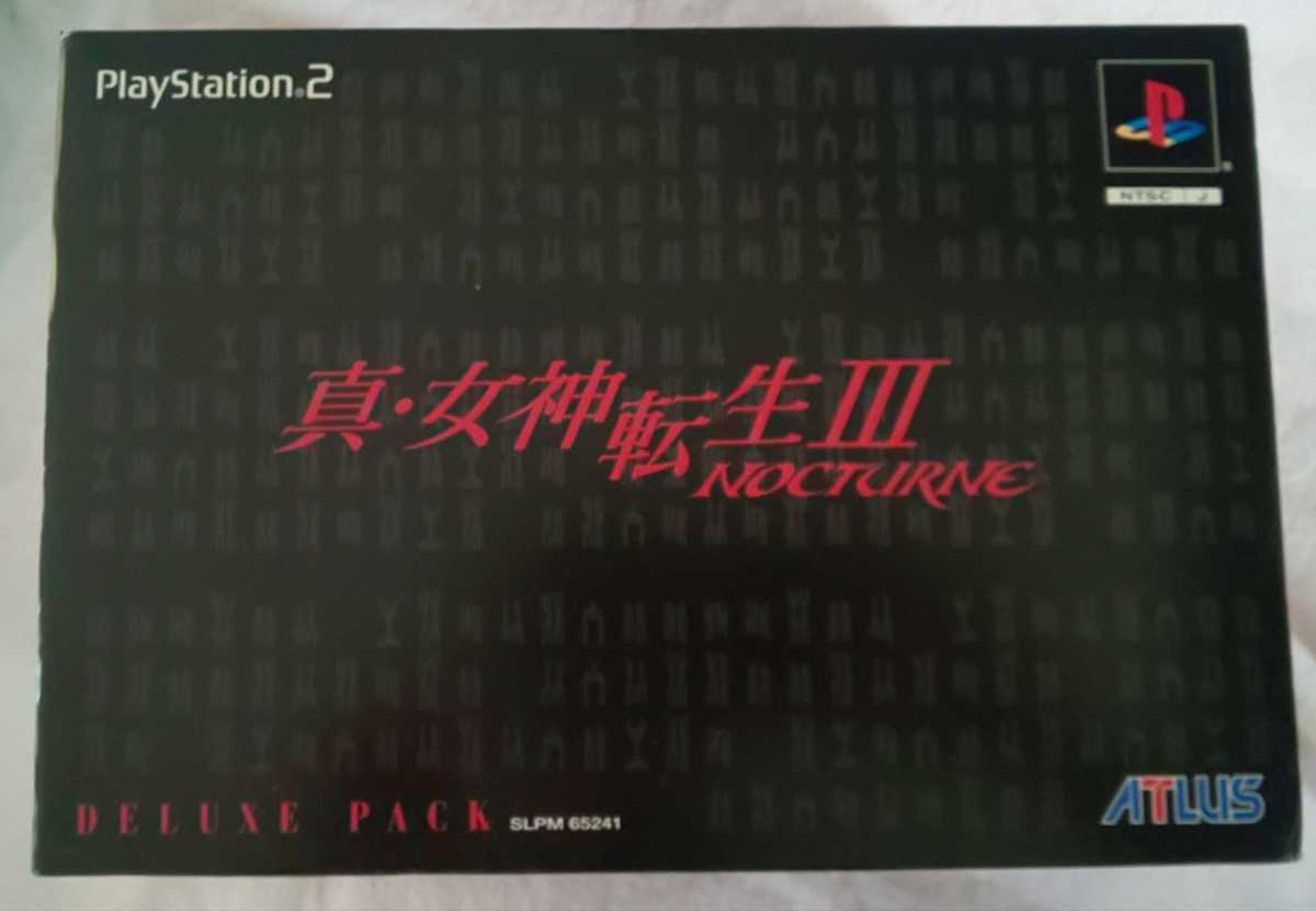初売り 福袋 真・女神転生Ⅲ -NOCTURNE 外装開封のみ新品同様(箱潰れ箇所有) デラックスパック ロールプレイング