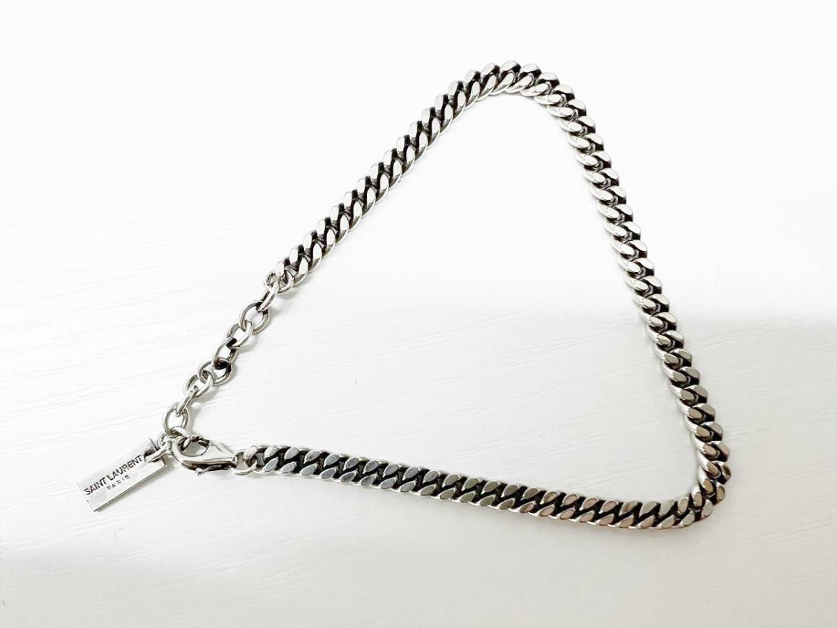 人気特価激安 美品 SAINT LAURENT Laurent サンローラン ID チェーン