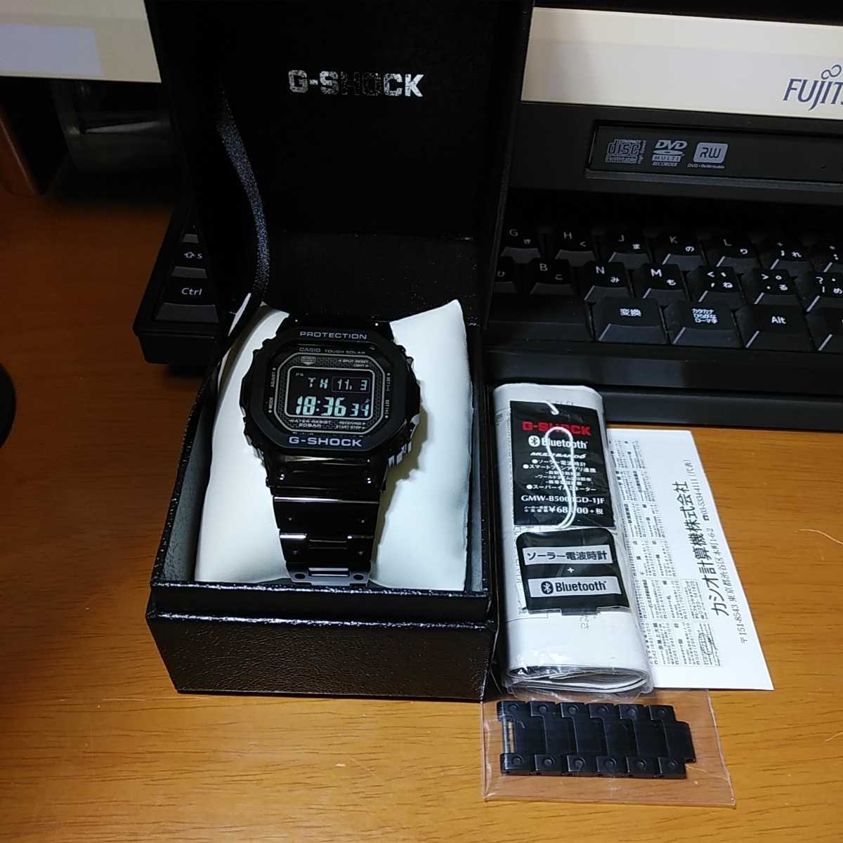 美品】 CASIO カシオ 腕時計 G-SHOCK GMW-B5000GD-1JF 20気圧防水