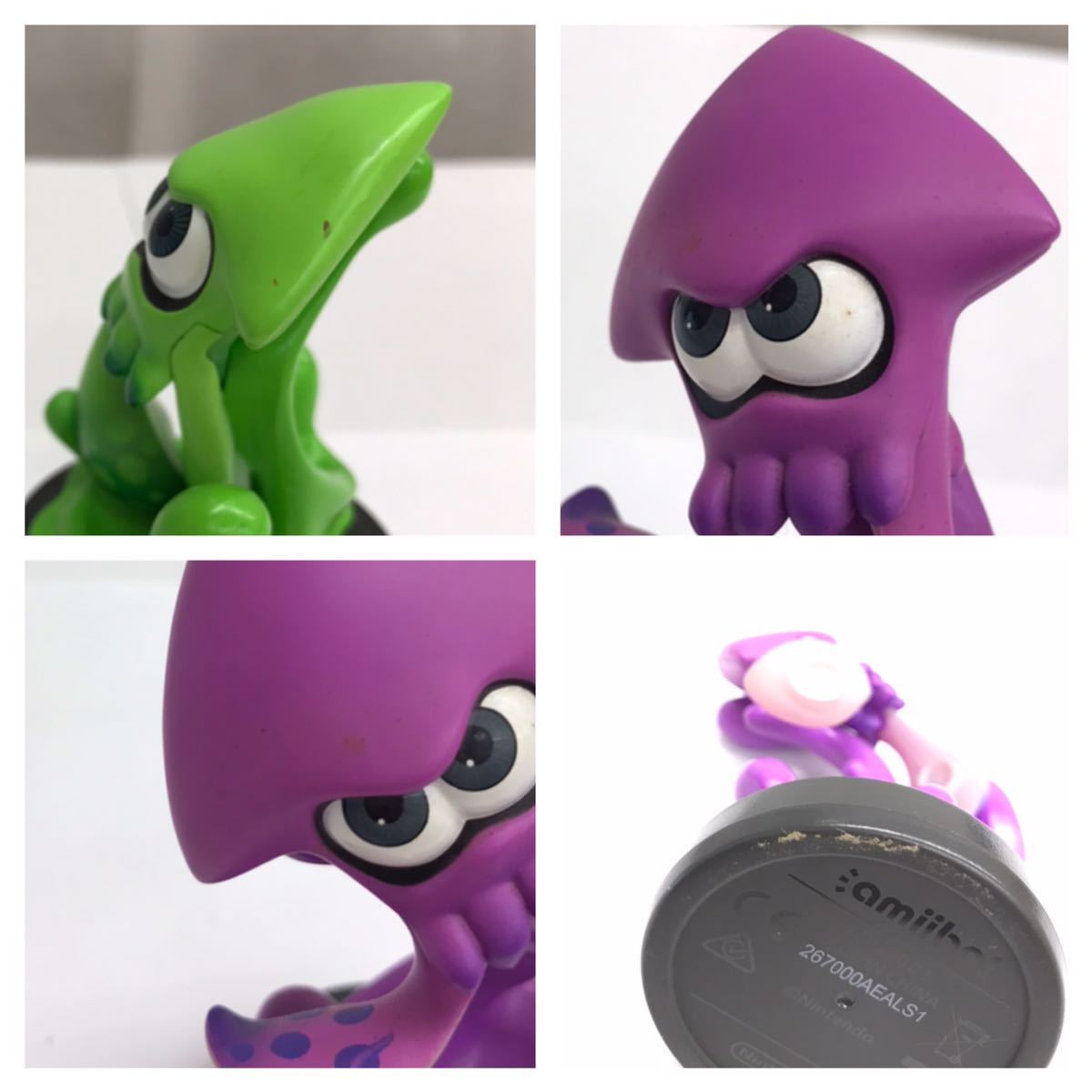 初期化済 任天堂 amiibo アミーボ スプラトゥーン 5個セット(イカ