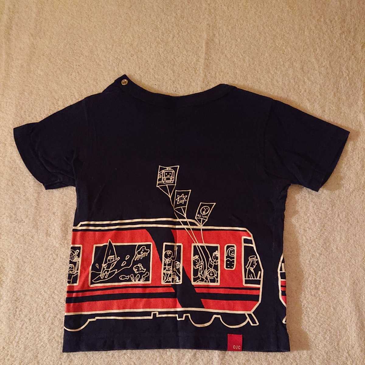 【USED】 OJICO Tシャツ サイズ2A ☆ オジコ 紺_画像2