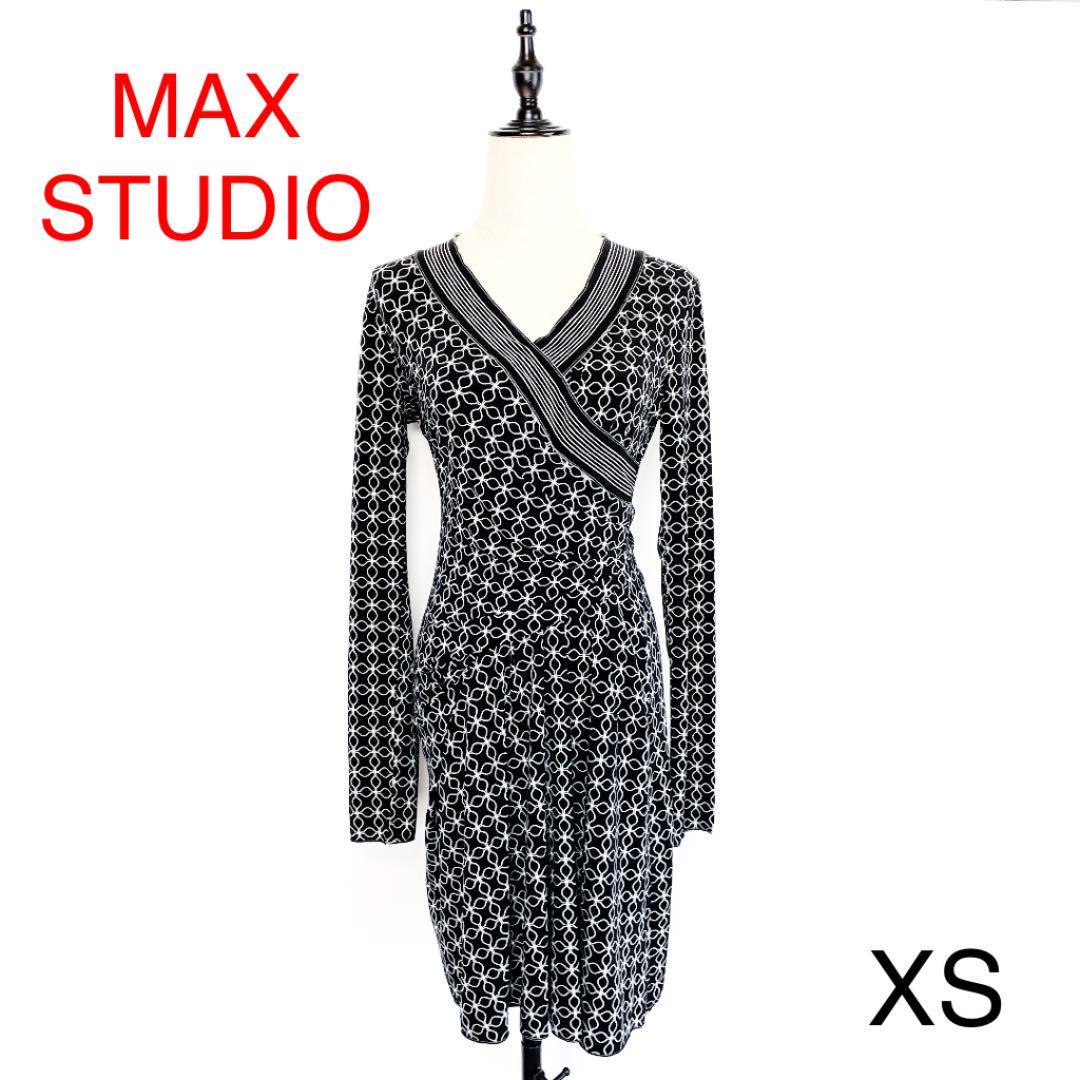 【オンラインショップ】 MAX 4236 長袖ストレッチワンピース STUDIO XSサイズ以下
