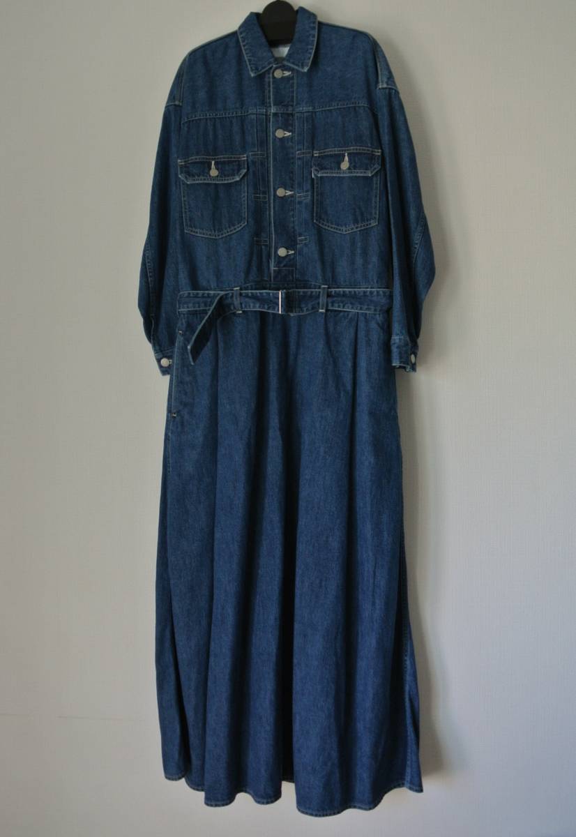 新品未使用 Graphpaper グラフペーパー Belted Denim Dress  デニム ワンピース ドレスの画像1