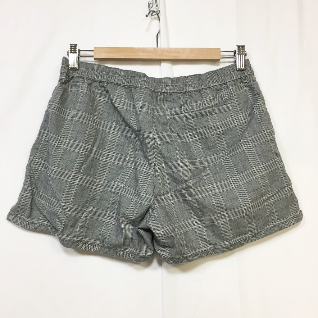 A.P.C./アー・ペー・セー ショートパンツ チェック柄 グレー系 コットン100％ サイズ38 レディース_画像3