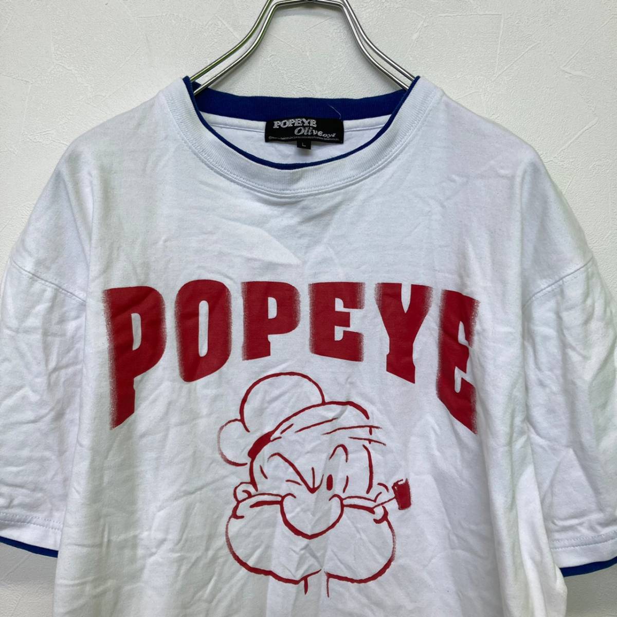 POPEYE/ポパイ 半袖 Tシャツ ホワイト 白 メンズ L_画像3