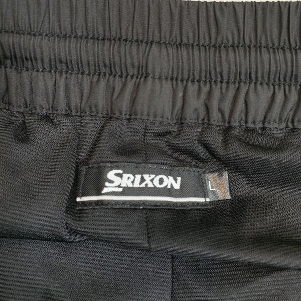 SRIXON/スリクソン ウィンドブレーカーパンツ シャカパン スポーツウェア ブラック×レッド サイズL　ゴルフテニス_画像10