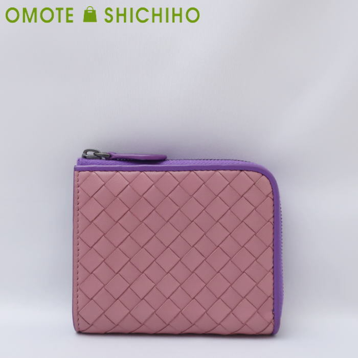 完成品 BOTTEGA VENETA 335942◇中古Aランク【003】 ピンク×パープル