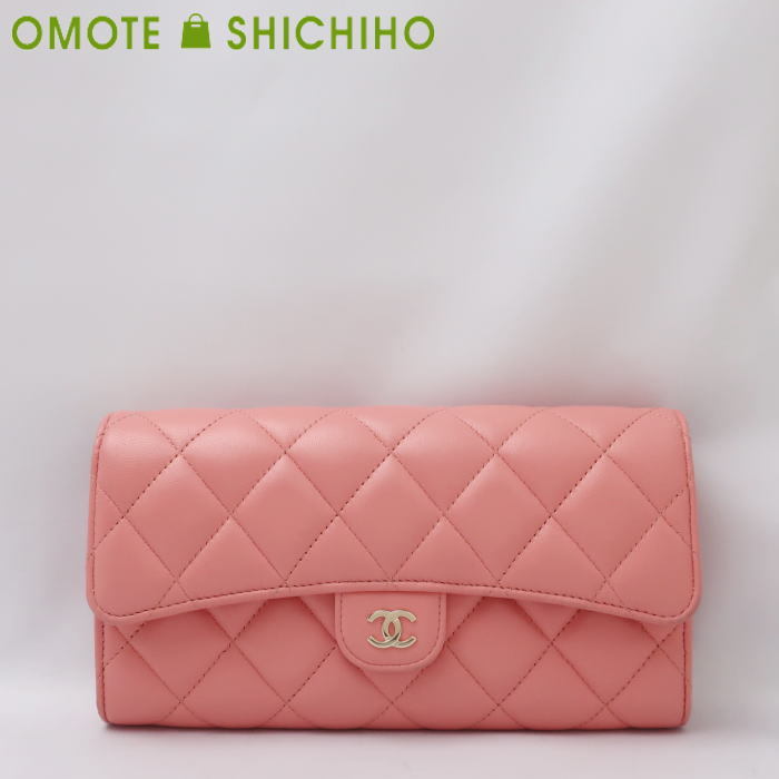 ヤフオク! - CHANEL シャネル クラシック ロングフラップウォ...
