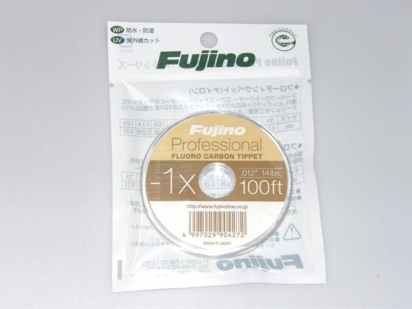 ◇Fujino Pro フロロカーボンティペット(-2X~-1X) 1個 送料無料_画像1